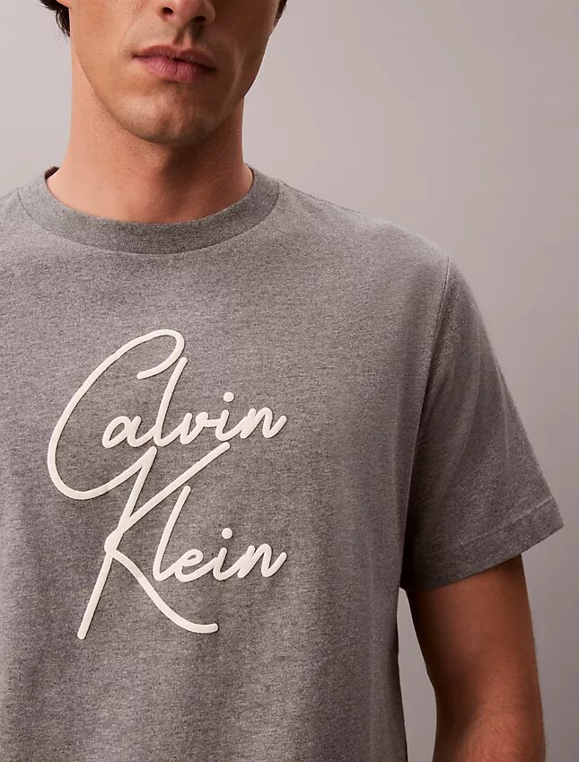Tricou lejer cu logo script Tricou lejer cu logo script