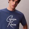 Tricou lejer cu logo script Tricou lejer cu logo script