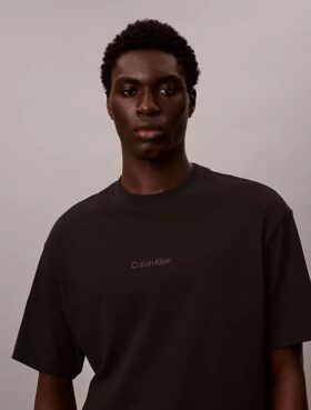 Tricou lejer cu Micro Logo