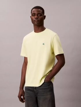 Tricou lejer cu Monogram brodată