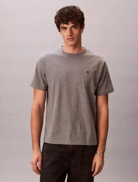 Tricou lejer cu Monogram brodată