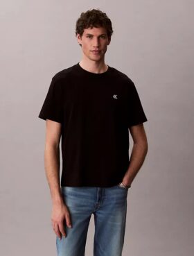 Tricou lejer cu Monogram brodată