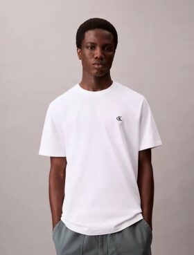 Tricou lejer cu Monogram brodată