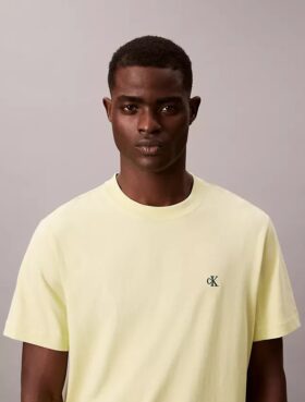 Tricou lejer cu Monogram brodată