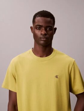 Tricou lejer cu Monogram brodată