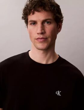 Tricou lejer cu Monogram brodată