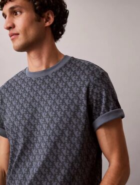 Tricou lejer cu Monogram pe toată suprafața