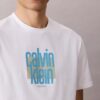 Tricou modern cu logo grafic Calvin Klein