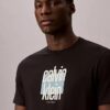 Tricou modern cu logo grafic Calvin Klein