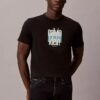Tricou modern cu logo grafic Calvin Klein