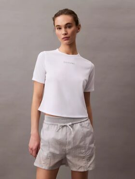Tricou modern sport cu guler rotund