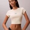 Tricou pentru bebeluși cu dungi și Monogram