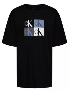 Tricou pentru băieți cu Monogram și blocuri de culoare