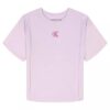Tricou pentru fete cu Monogram și pliuri