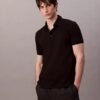 Tricou polo clasic cu țesătură tip waffle Tricou polo clasic cu țesătură tip waffle