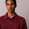 Tricou polo clasic cu țesătură tip waffle Tricou polo clasic cu țesătură tip waffle