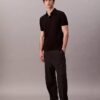 Tricou polo clasic cu țesătură tip waffle Tricou polo clasic cu țesătură tip waffle