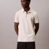 Tricou polo clasic cu țesătură tip waffle