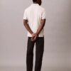 Tricou polo clasic cu țesătură tip waffle