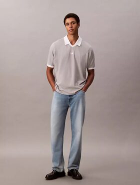 Tricou polo clasic cu logo Monogram sport