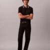 Tricou polo clasic cu monogramă și vârfuri din piqué Tricou polo clasic cu monogramă și vârfuri din piqué