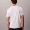 Tricou polo clasic cu monogramă și vârfuri din piqué Tricou polo clasic cu monogramă și vârfuri din piqué
