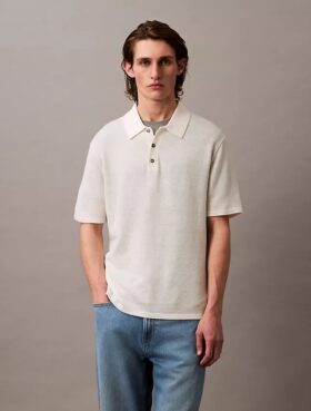 Tricou polo clasic din amestec de in