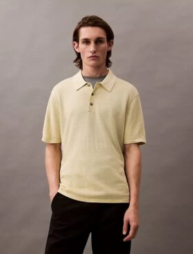 Tricou polo clasic din amestec de in