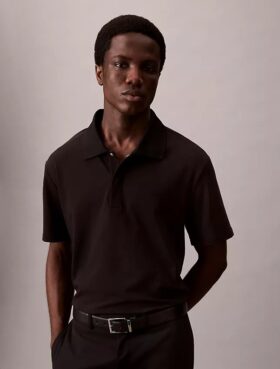 Tricou polo clasic din bumbac piqué