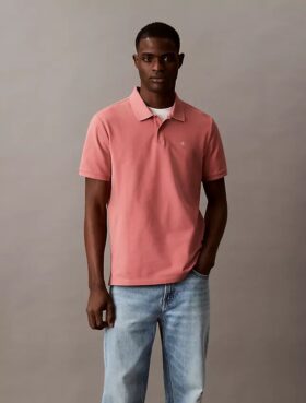 Tricou polo clasic din bumbac piqué