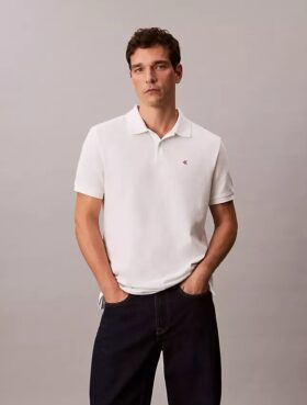 Tricou polo clasic din bumbac piqué