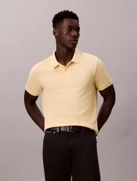 Tricou polo clasic din bumbac piqué