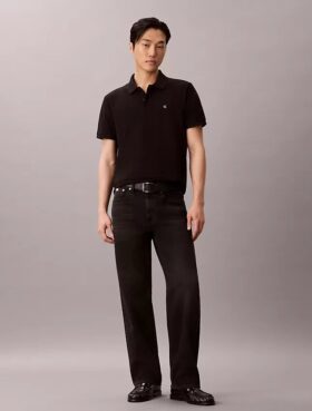 Tricou polo clasic din bumbac piqué