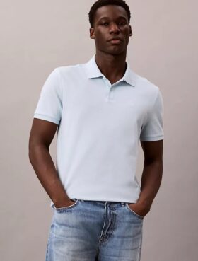 Tricou polo clasic din bumbac piqué