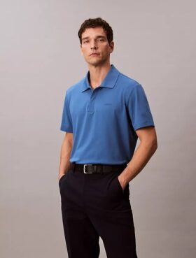 Tricou polo clasic din bumbac piqué