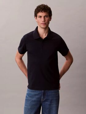 Tricou polo clasic din bumbac piqué