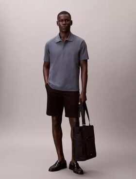 Tricou polo clasic din bumbac piqué