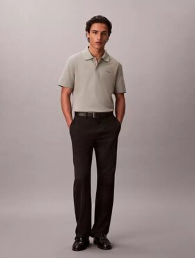 Tricou polo clasic din bumbac piqué