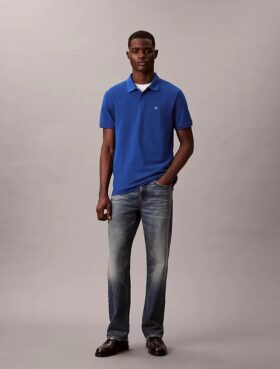 Tricou polo clasic din bumbac piqué