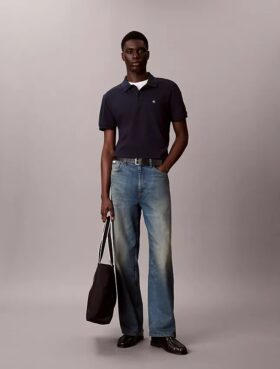 Tricou polo clasic din bumbac piqué
