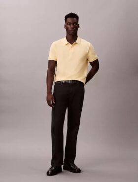 Tricou polo clasic din bumbac piqué