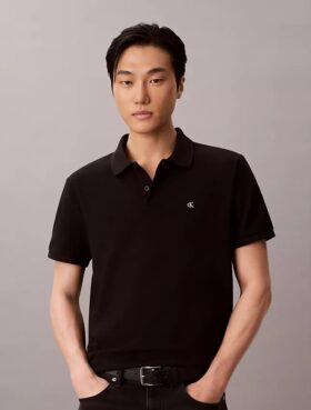 Tricou polo clasic din bumbac piqué