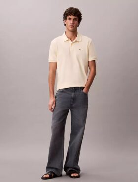 Tricou polo clasic din bumbac piqué