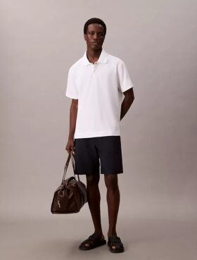 Tricou polo clasic din bumbac piqué