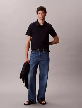Tricou polo clasic din bumbac piqué