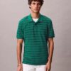 Tricou polo clasic din bumbac piqué cu dungi Tricou polo clasic din bumbac piqué cu dungi