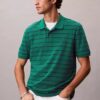 Tricou polo clasic din bumbac piqué cu dungi Tricou polo clasic din bumbac piqué cu dungi