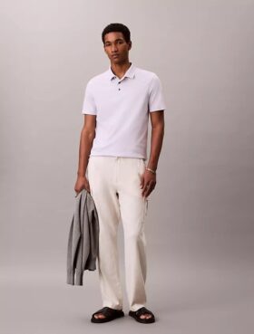 Tricou polo clasic din bumbac Supima