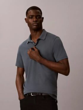 Tricou polo clasic din bumbac Supima