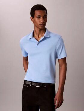 Tricou polo clasic din bumbac Supima